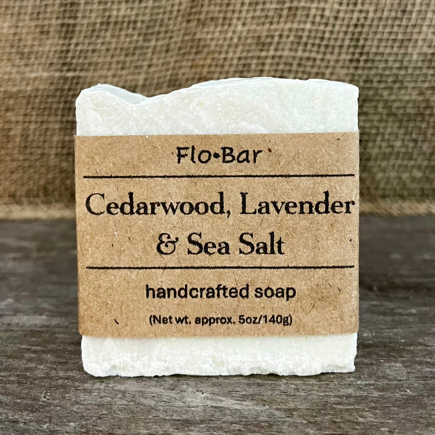 Cedarwood, Lavender, & Sea Salt bar soap 5oz