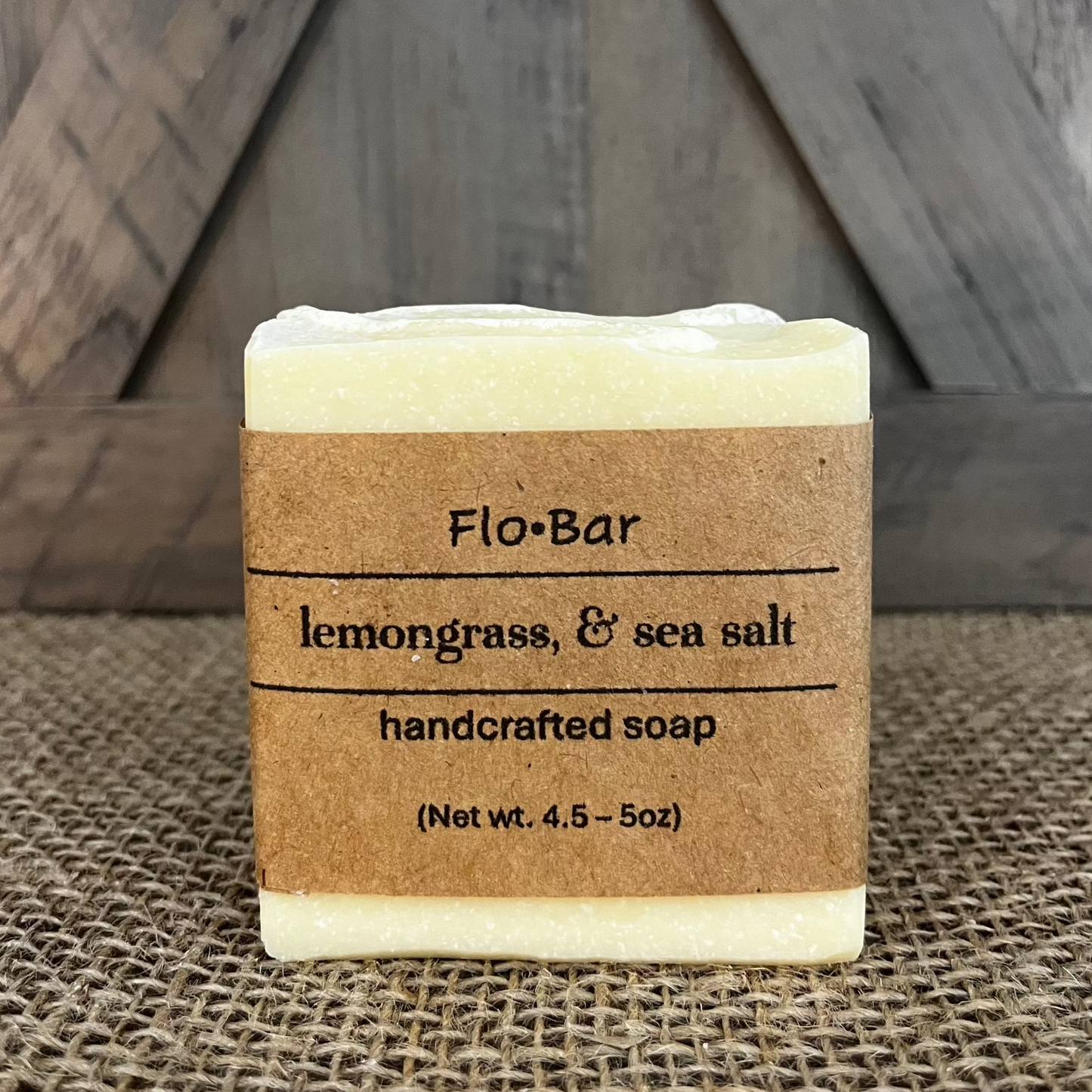 lemongrass & sea salt bar soap (uncolored)