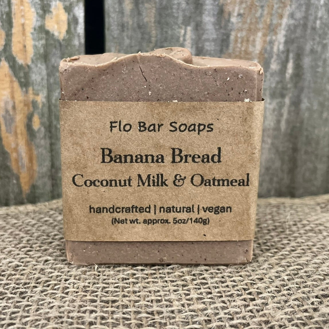 Banana bread, coconut milk, colloidal oatmeal