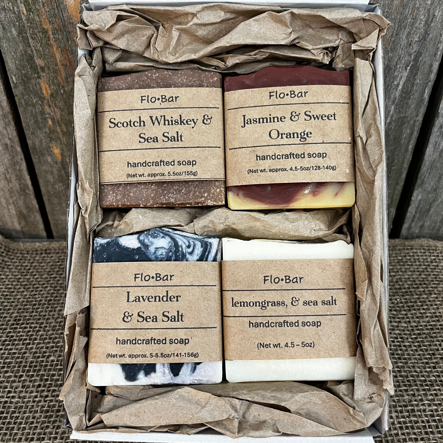 Gift Box 4 Pack (Choose any 4 soaps)