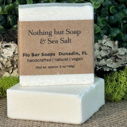 Nothing but soap with sea salt